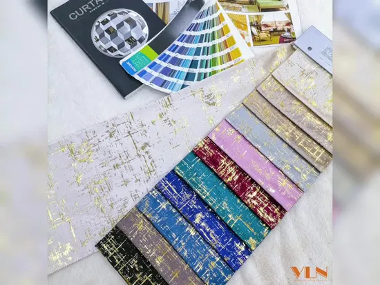 Holland Velvet New Foil Polyester Knitting for Furniture and Upholstery Sofa Fabric