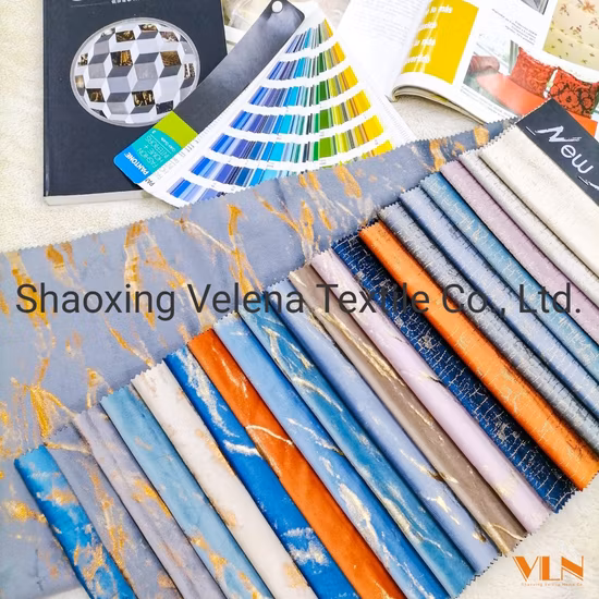 Holland Velvet New Foil Polyester Knitting for Furniture and Upholstery Sofa Fabric