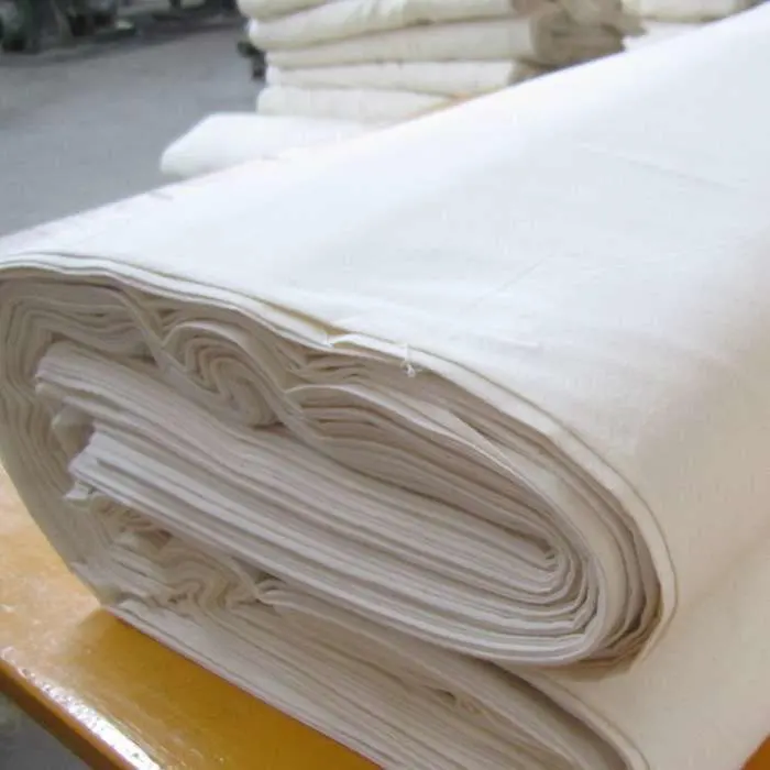 Factory Cheap 100% Cotton Muslin Fabric Bedsheets and Pillows Muslin Fabric