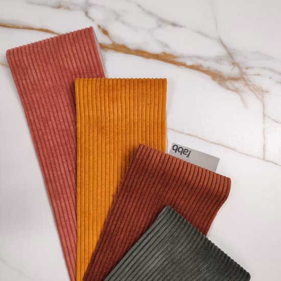 High Quality Sofa Fabic 280GSM Fabb 100% Pes Knit Fabric Wholesale Corduroy