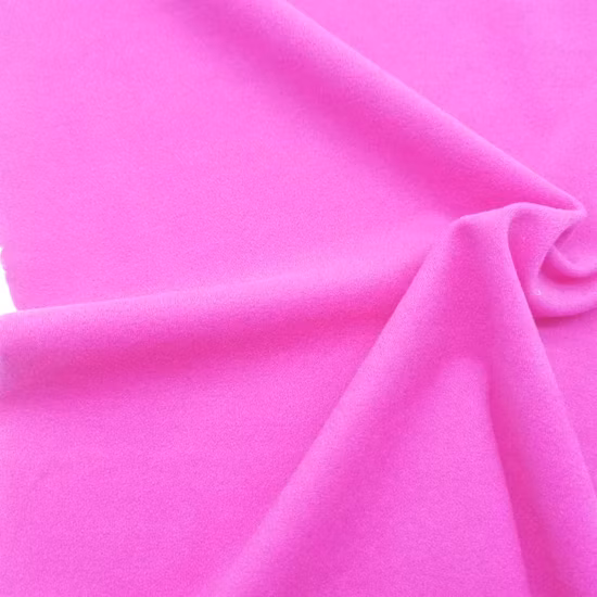 Fleece Breathable 4 Way Stretch 84% Nylon 16% Spandex Tricot Fabric for Hoodie Pants Jacket Dress Toy Mattress Sportswear Yoga Legging Garment