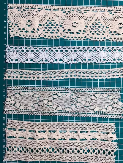 Floral French Chemical Embroidered Polyester Lace Trim